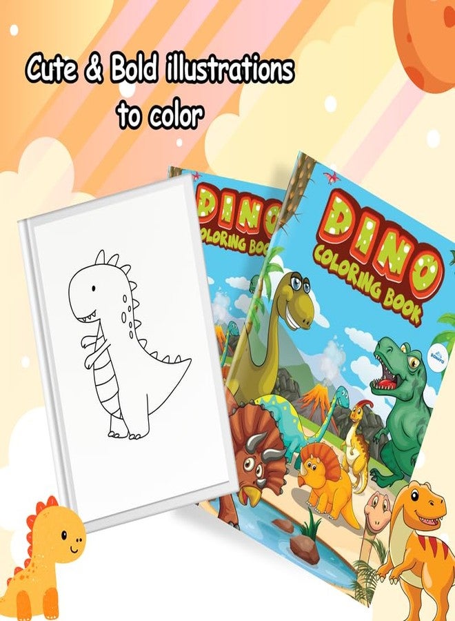 Sakuya Animals Coloring Book for Kids | Animal Coloring Page for Toddlers | Fun Activity for Boys and Girls |Baby Shower Activities-Dinosaur - Image 3